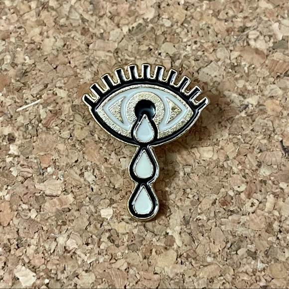 Teary Eye Enamel Pin - Picture 7 of 7